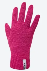 Gestrickte Merino Handschuhe Kama R101 114 pink