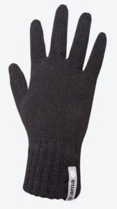 Gestrickte Merino Handschuhe Kama R102 110 black