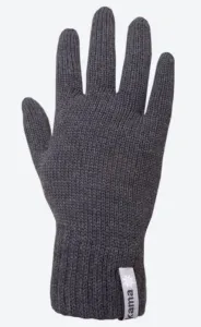 Gestrickte Merino Handschuhe Kama R102 111 dark  grey
