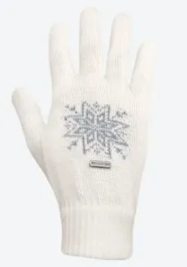 Gestrickte Merino Handschuhe Kama R104 101 natural white