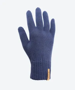 Gestrickte Merinowolle handschuhe Kama R102 107 hellblau