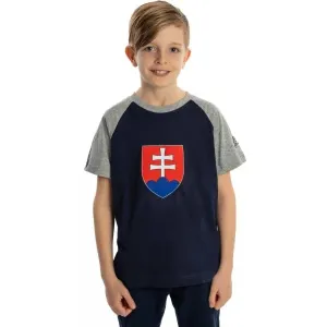 Kappa LOGO CAFY JR T-Shirt für Kinder, dunkelblau, größe