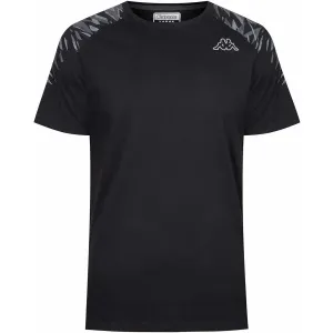 Kappa LOGO DAZERO Herrenshirt, schwarz, größe XL