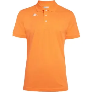 Kappa LOGO DIRK MSS Herren Poloshirt, orange, veľkosť S