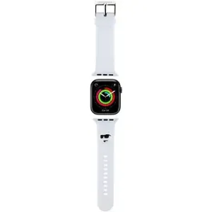 Karl Lagerfeld Choupette Head NFT für Apple Watch 38/40 Weiß