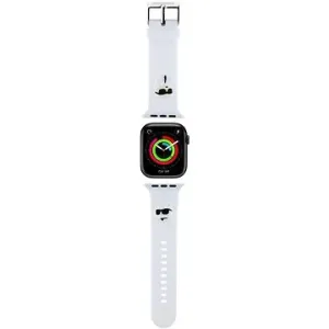 Karl Lagerfeld Karl and Choupette Head NFT für Apple Watch 38/40 Weiß