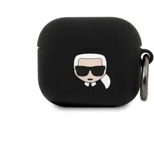 Karl Lagerfeld Karl Head Silikonhülle für Apple Airpods 3 schwarz