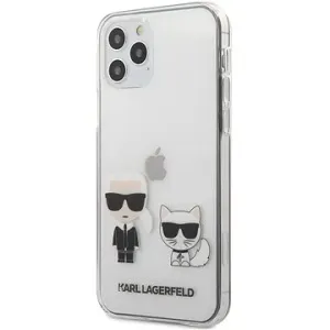 Karl Lagerfeld PC/TPU Karl & Choupette für Apple iPhone 12/12 Pro Transparent