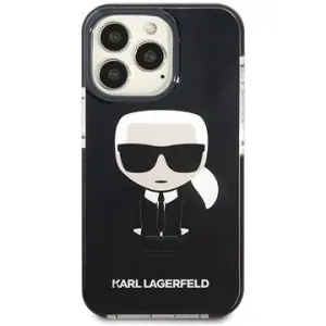 Karl Lagerfeld TPE Full Body Ikonik Cover für iPhone 13 Pro Max - schwarz