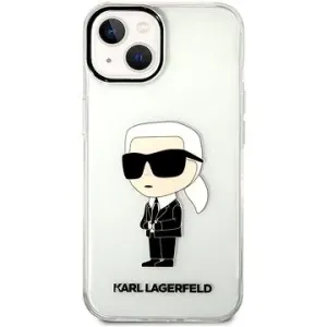 Karl Lagerfeld IML Ikonik NFT Back Cover für iPhone 14 Plus - Transparent