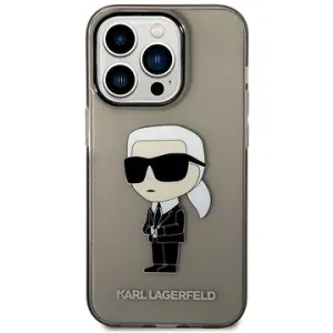 Karl Lagerfeld IML Ikonik NFT Back Cover für iPhone 14 Pro Max - Schwarz
