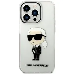 Karl Lagerfeld IML Ikonik NFT Back Cover für iPhone 14 Pro Max - Transparent