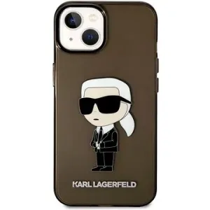 Karl Lagerfeld IML Ikonik NFT Back Cover für iPhone 14 - Schwarz