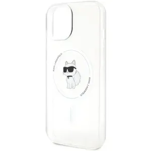Karl Lagerfeld IML Choupette MagSafe Back Cover für iPhone 15 transparent