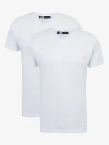 Karl Lagerfeld T-Shirt 2 Stk Weiß #1088524