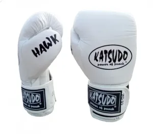 Katsudo Boxhandschuhe Hawk, weiß
