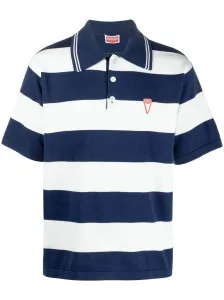 KENZO - Striped Cotton Polo Shirt #786972