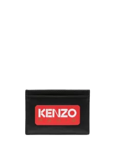 KENZO - Logo Leather Credit Card Case #225387