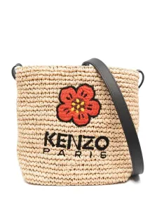 KENZO - Boke Flower Rafia Mini Bag
