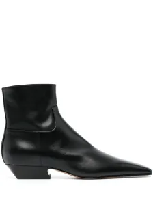 KHAITE - Marfa Leather Ankle Boots #1472700