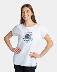 Damen-T-Shirt aus Baumwolle Kilpi NELLIM-W Weiß