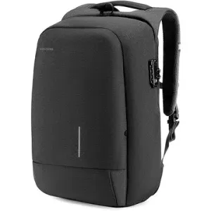 Kingsons Anti-theft Backpack Black 15,6