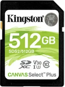 Kingston 512GB SDXC Canvas Plus UHS-I