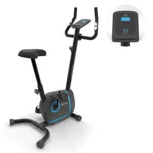 KLARFIT Myon Cycle Heimtrainer 12kg Schwungmasse SmartCardio Studio schwarz