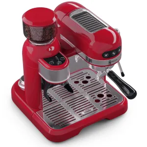 Klarstein Bella Café Espressomaschine inkl. Mahlwerk 1550W 20 bar 1,4 l