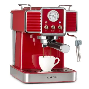 Klarstein Gusto Classico Espressomaker 1350 Watt 20 Bar Druck 1,5 Liter #272511