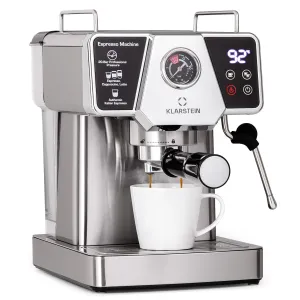 Klarstein Libeica Espressomaschine 19 bar ca. 10 Tassen 1,8 Liter Milchschaum