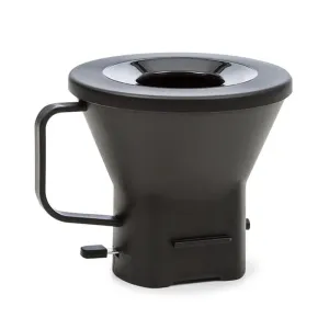 Klarstein Grande Gusto Ersatz-Kaffeefilterhalterung mit Deckel BPA-frei schwarz