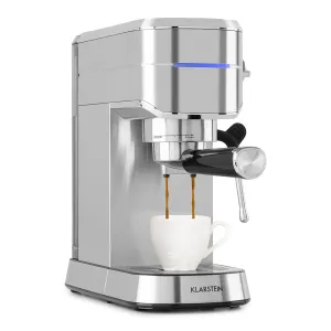 Klarstein Futura Espressomaker 20 bar 1450 Watt 20 bar Wassertank: 1,25 Liter rostfreier Edelstahl #272269
