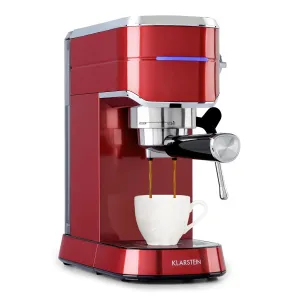Klarstein Futura Espressomaker 20 bar 1450 Watt 20 bar Wassertank: 1,25 Liter rostfreier Edelstahl