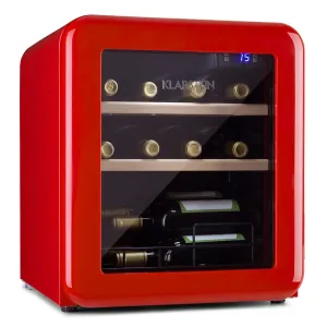 Klarstein Vinetage 12 Getränkekühler Kühlschrank 48 Liter 4-22°C Retro-Design