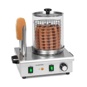 Klarstein Wurstfabrik Pro 550 Hot Dog Maker 550W 2 Spieße 5L 30-100°C Edelstahl