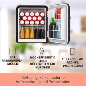 Klarstein Audrey Mini Retro-Kühlschrank 48l 2 Ebenen #274815