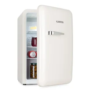Klarstein Audrey Retro-Kühlschrank 70 Liter 3 Regale 2 Türfächer Innenbeleuchtung #274354