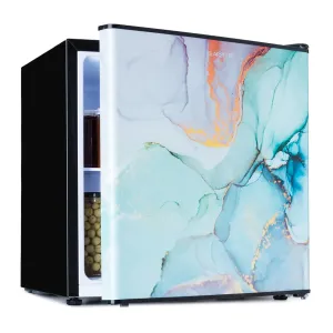 Klarstein CoolArt 45L Mini-Kühlschrank EEK F Gefrierfach 1,5l Designtür #272782