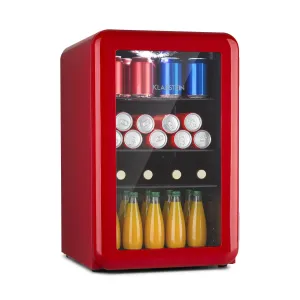 Klarstein PopLife Getränkekühler Kühlschrank 70 Liter 0-10 °C Retro-Design  LED #272263