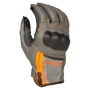 Klim Induction Cool Grau Strike Orange Handschuhe Größe S