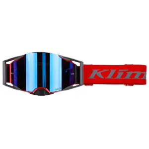 KLIM Rage Off-Road Goggle Redrock Dark Smoke Blue Mirror Lens Größe