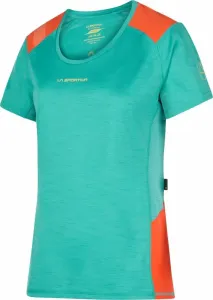 La Sportiva Compass T-Shirt W Lagoon/Cherry Tomato S Outdoor T-Shirt