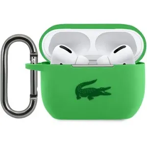 Lacoste Liquid Silicone Glossy Printing Logo Cover für Apple Airpods Pro Green