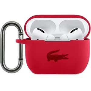 Lacoste Liquid Silicone Glossy Printing Logo Cover für Apple Airpods Pro Red