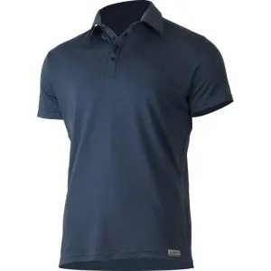 Herren Wolle polo Lasting ELIOT 5656 blue Wolle