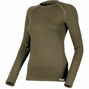Frauen merino-Sweatshirt Lasting LENA-6363 grün
