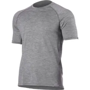 Merino T-Shirt Lasting QUIDO 8484 grey Wolle