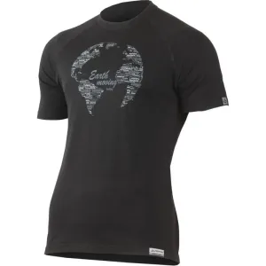 T-Shirt Lasting EARTH 9090 black Merino