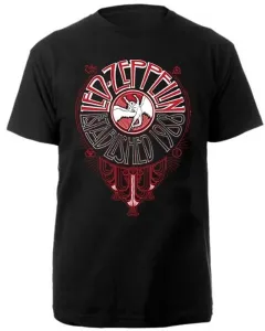 Led Zeppelin T-Shirt Deco Circle Black XL #65654